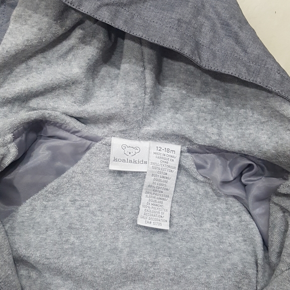 Koalakids hooded jarket 12 to 18 months - Picture 3 of 3